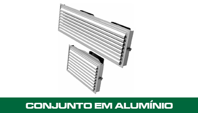 Conjunto de Ventilação em Alumínio
