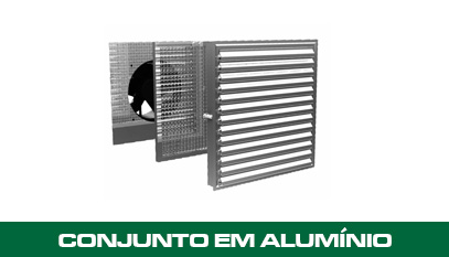Conjunto de Ventilação em Alumínio